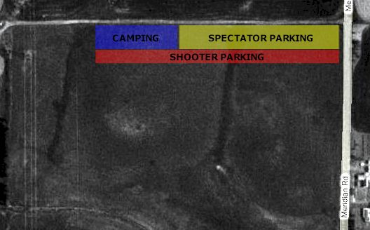 Boomershoot parking and camping areas.